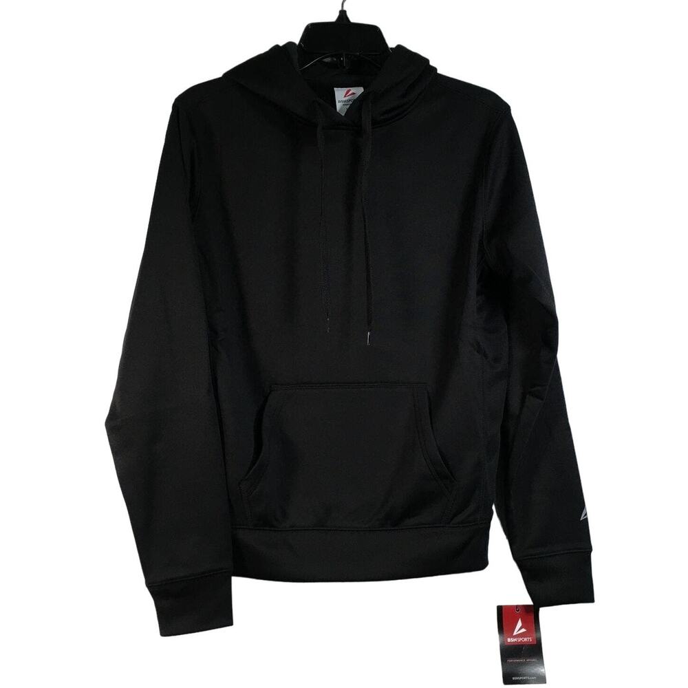 Women's BSN Sports Long Sleeve Pullover Hoodie, Size S - Black